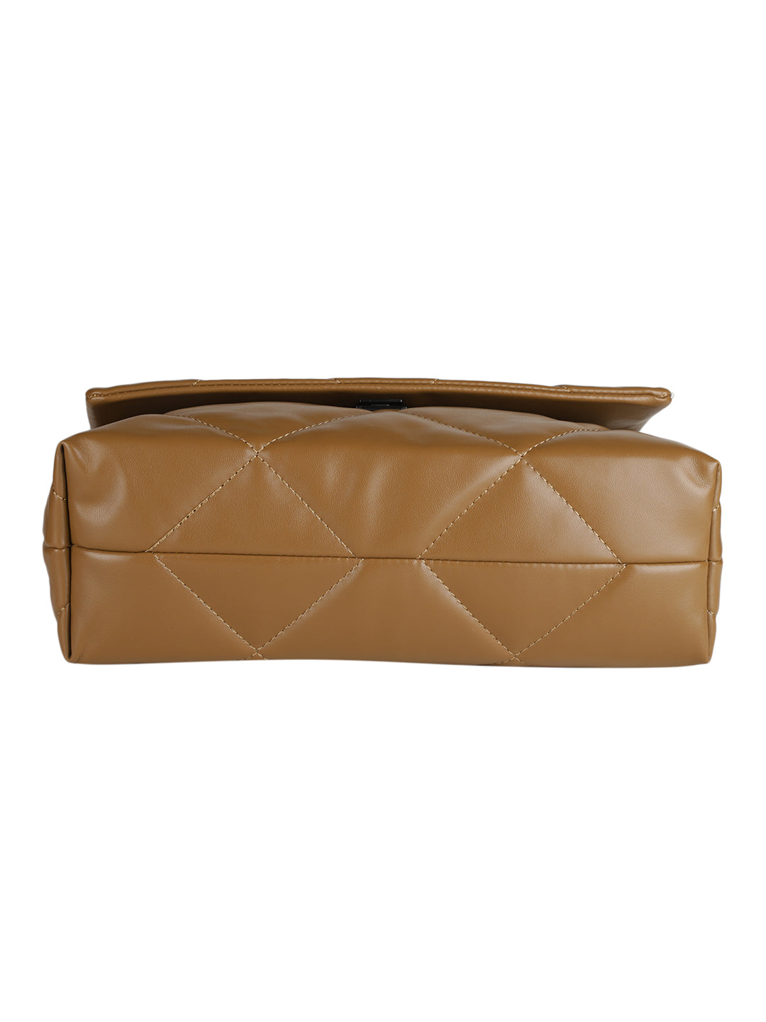 Brown Casual Solid Sling Bag