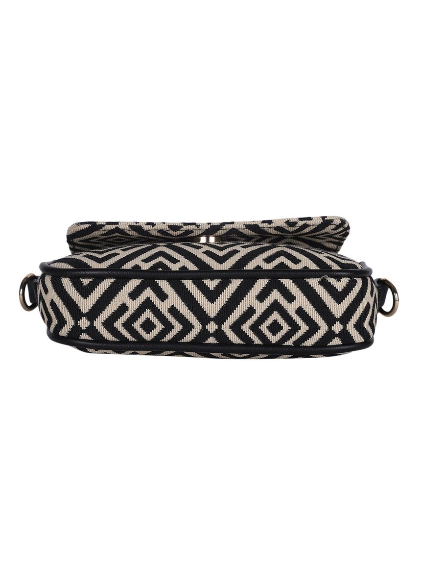 Multi Graphic Sling Bag