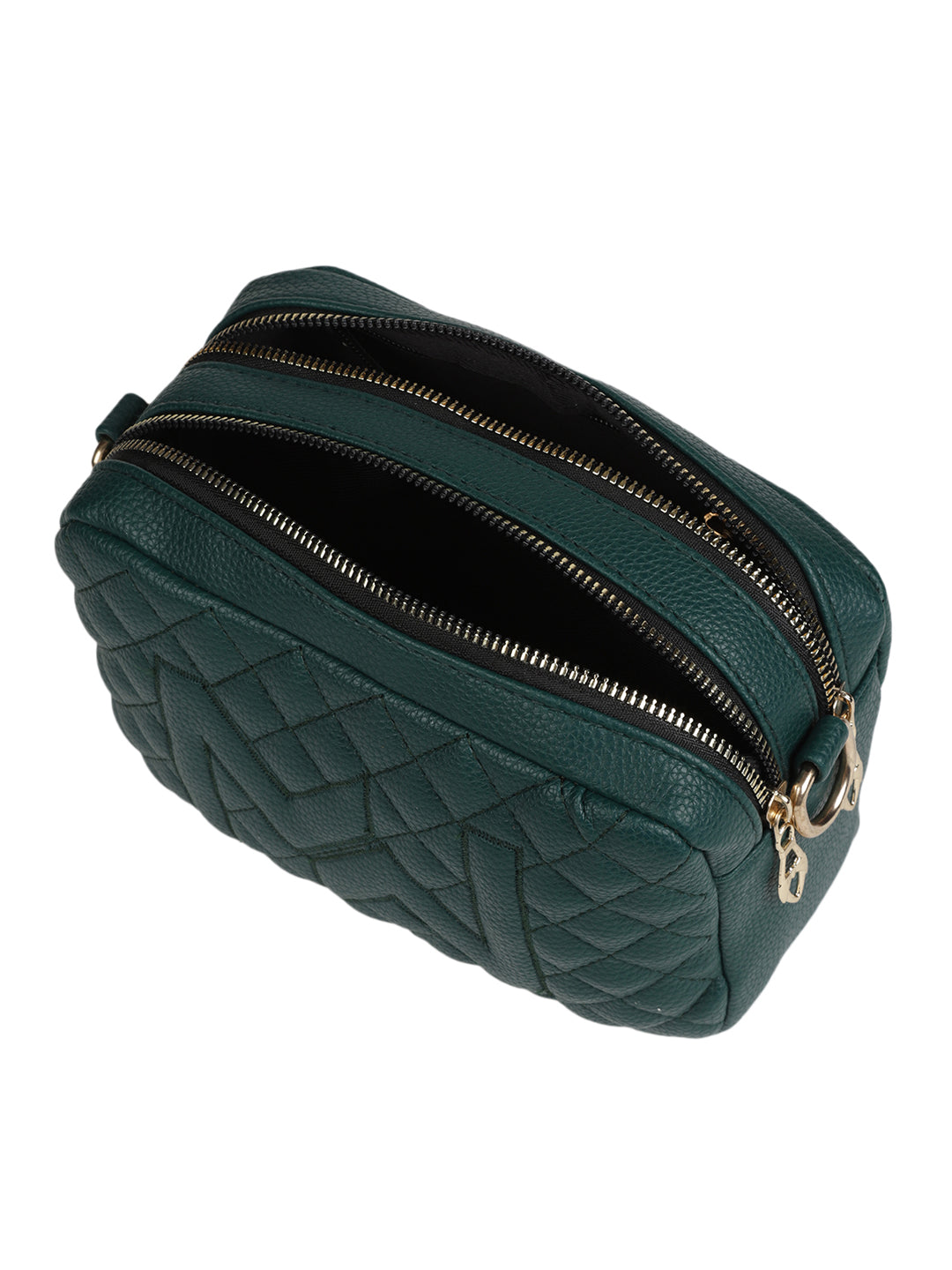 MINI WESST Green Casual Solid Sling Bag(MWHB151GR)