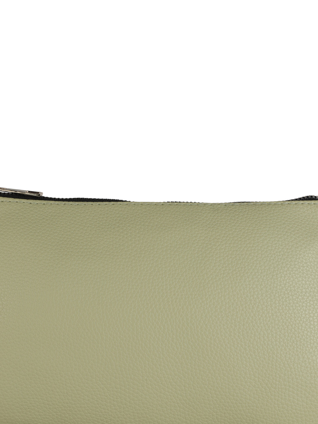 Green Casual Solid Sling Bag with Round Pouch