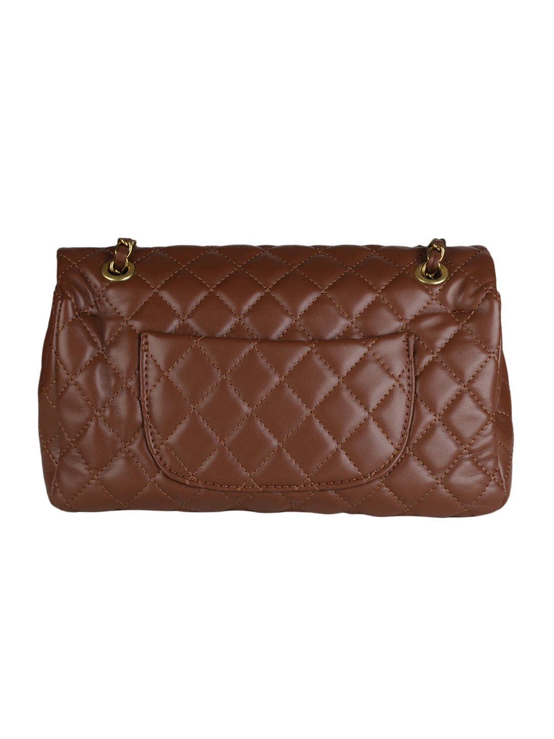 MINI WESST Brown Casual Solid Sling Bag(MWHB159BR)