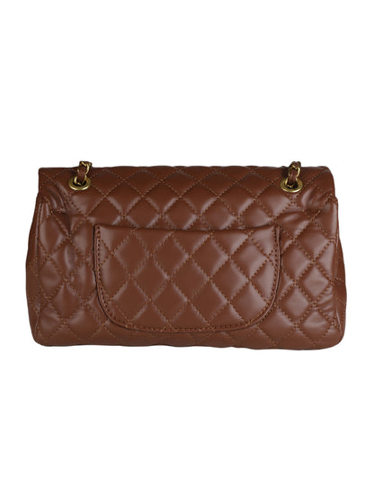 MINI WESST Brown Casual Solid Sling Bag(MWHB159BR)