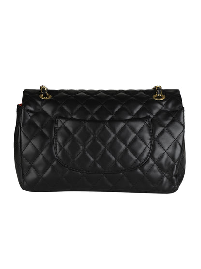 MINI WESST Black Casual Solid Sling Bag(MWHB161BL)