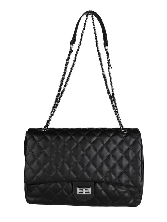 Monica Bags MINI WESST Black Casual Solid Sling Bag(MWHB207BL)