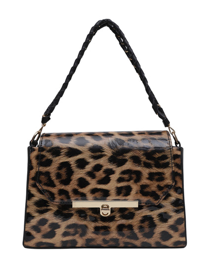 MINI WESST Brown Casual Animal Handheld Bag(MWHB163PR)