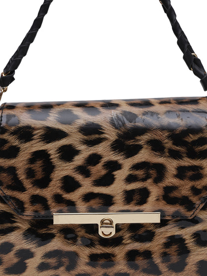 MINI WESST Brown Casual Animal Handheld Bag(MWHB163PR)