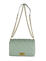 Green Casual Solid Sling Bag