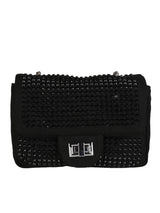 Black Party Ethnic Motifs Sling Bag