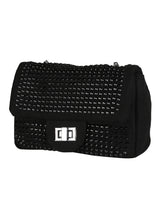 Black Party Ethnic Motifs Sling Bag