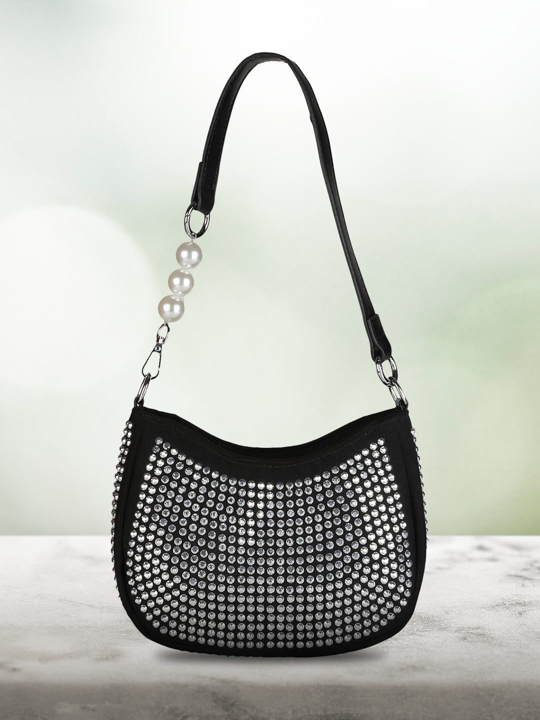MINI WESST Silver Party Handheld Bag(MWHB171SIL)
