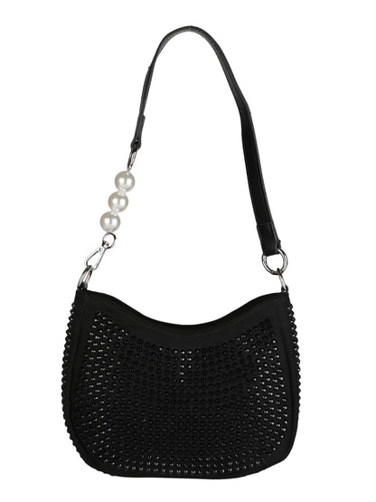 MINI WESST Black Party Handheld Bag(MWHB172BL)
