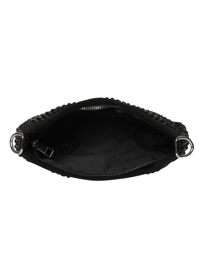 MINI WESST Black Party Handheld Bag(MWHB172BL)
