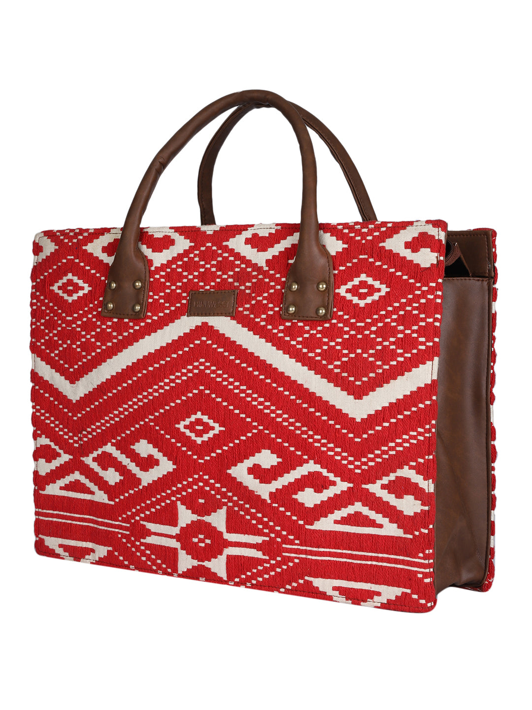 Fiery Red Notebook Tote Bag