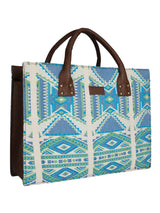 Blue Cosmo Notebook Tote Bag
