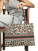 Women's Graphic Printed Canvas Tote Bag