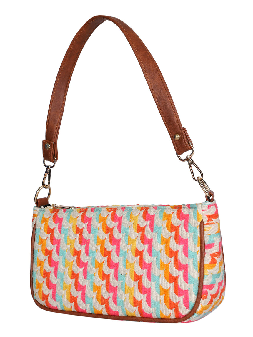 Women's Printed Handheld Bag