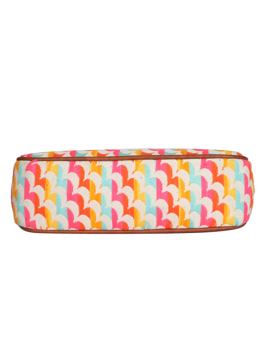 Women's Printed Handheld Bag