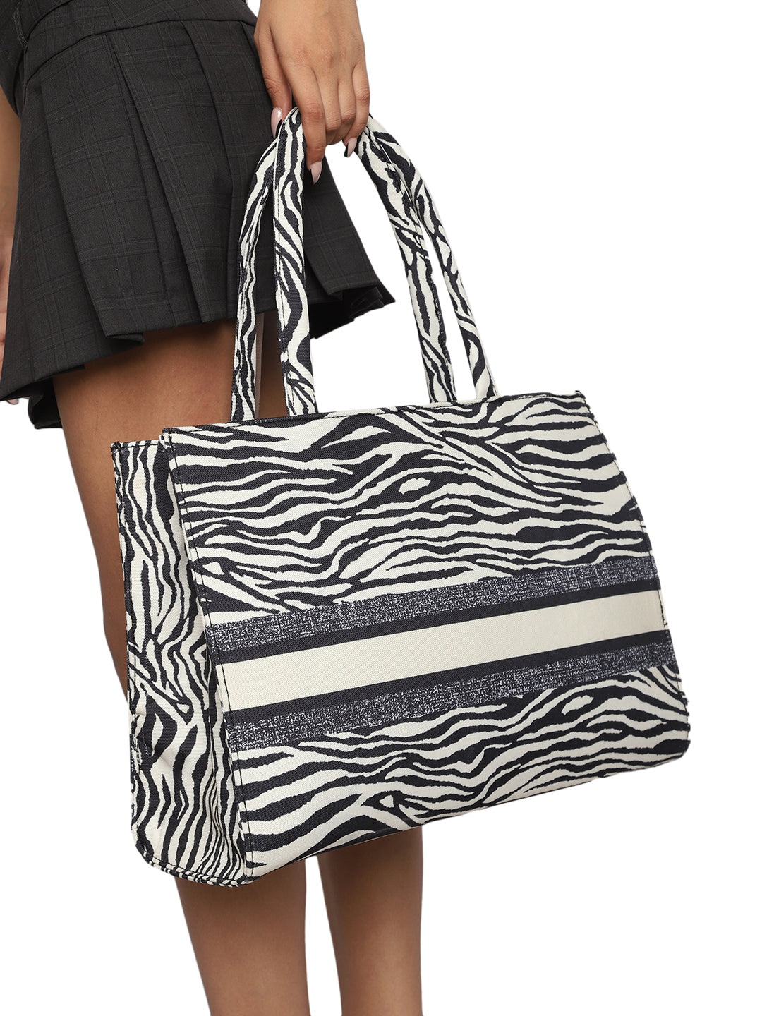 Women's Graphic Printed Canvas Tote Bag(MWCUS011)