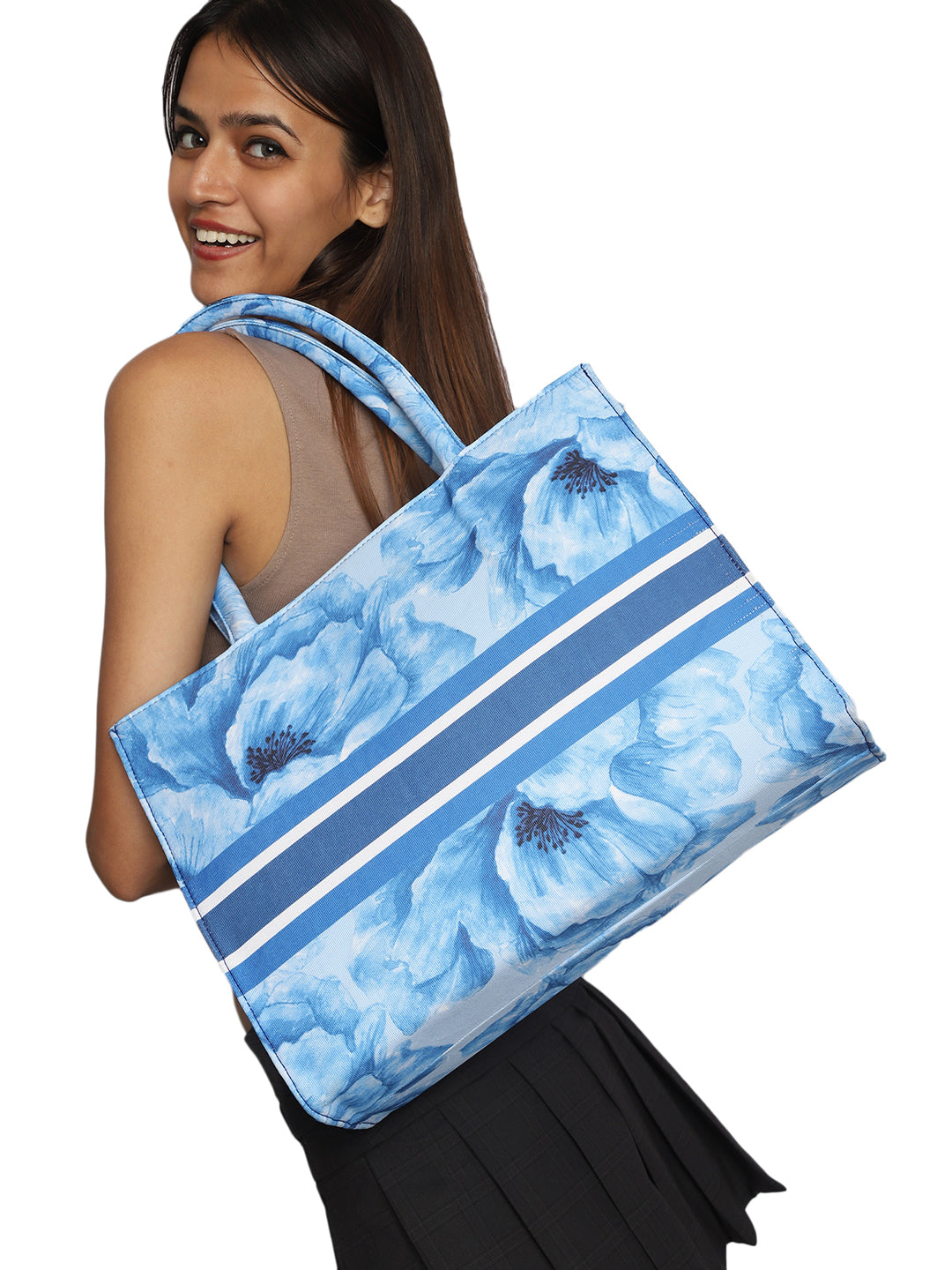 Women's Graphic Printed Canvas Tote Bag