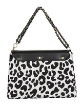 Black Casual Animal Handheld Bag