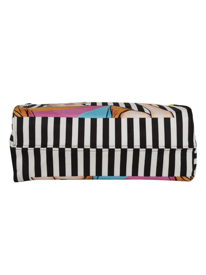 Quirky totes MINI WESST Multi Casual Graphic Tote Bag(MWTB063PR)