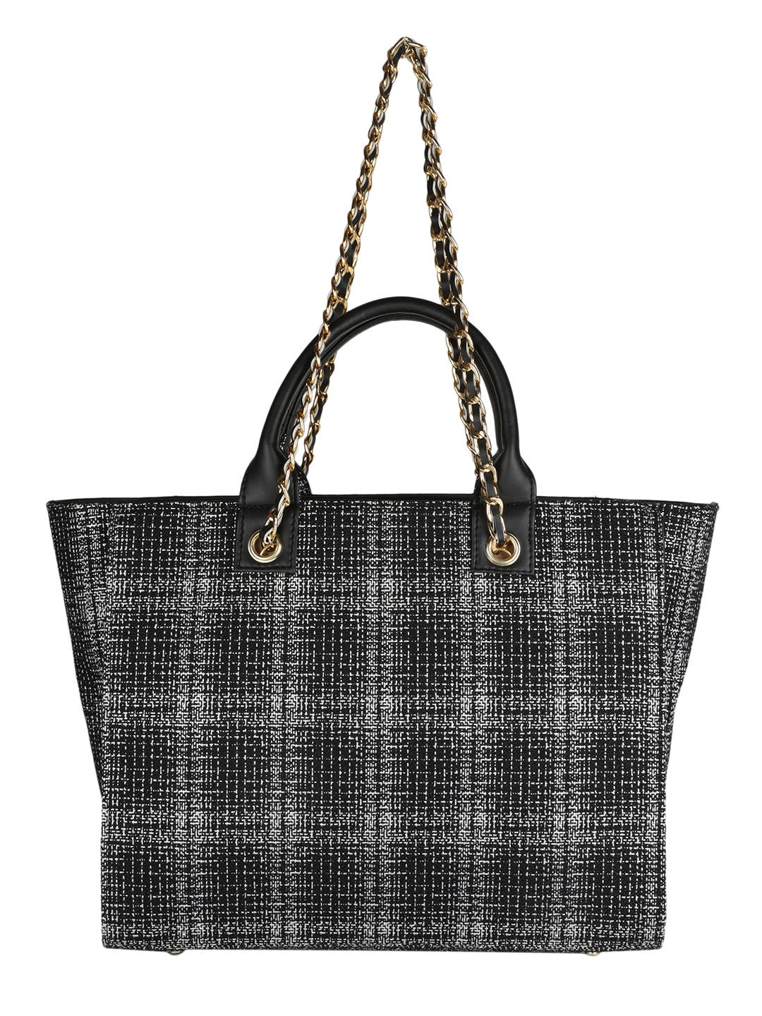 Martini Black Casual Solid Tote Bag(MWTB068BL)