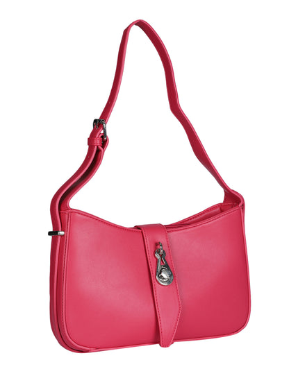 MINI WESST Women's Pink Handheld Bag