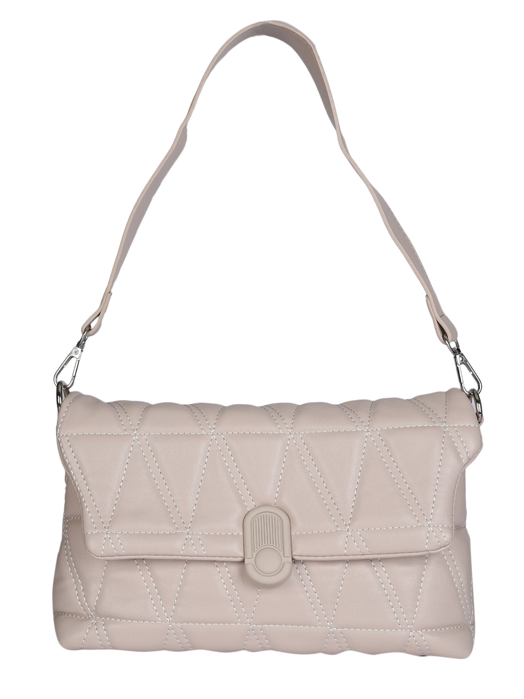 Women's White Handheld Bag