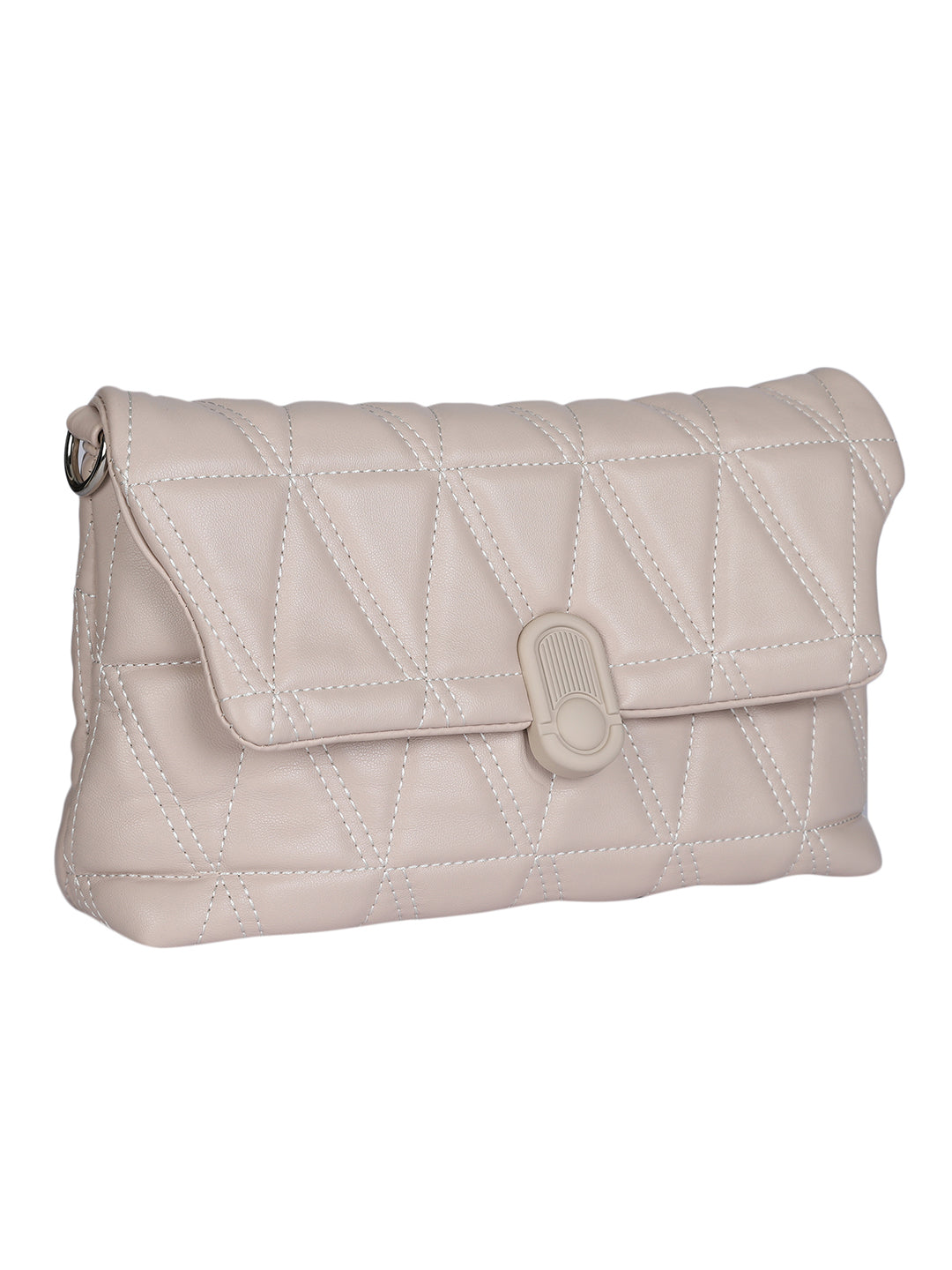 Women's White Handheld Bag