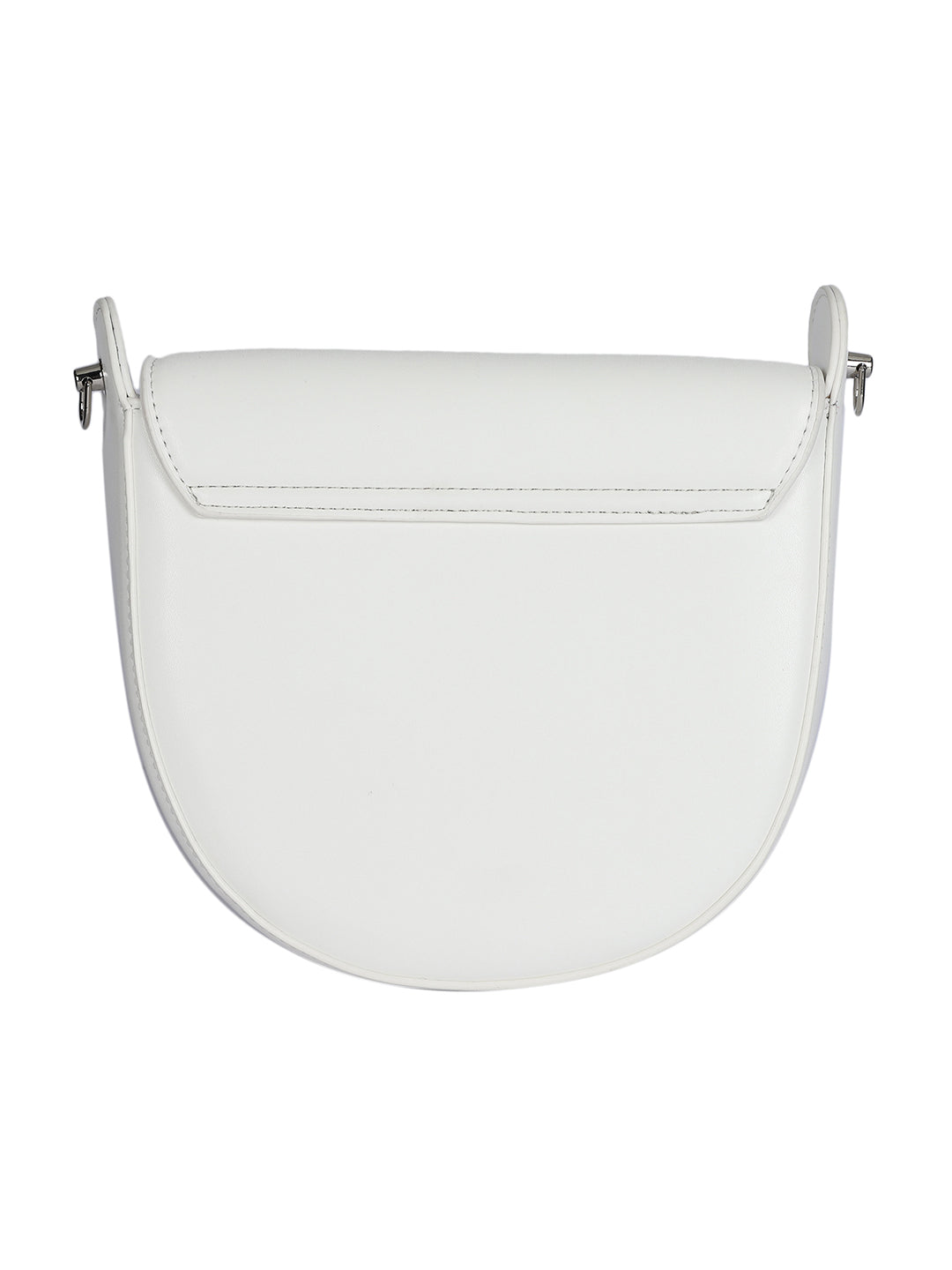MINI WESST Women's White Handheld Bag