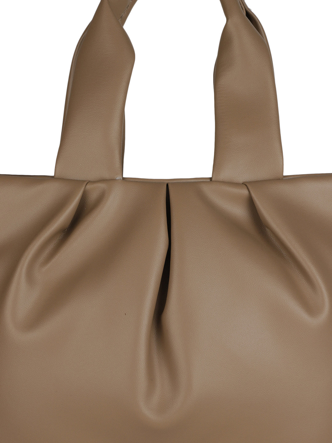 MINI WESST Brown Casual Solid Handheld Bag(MWHB183BR)