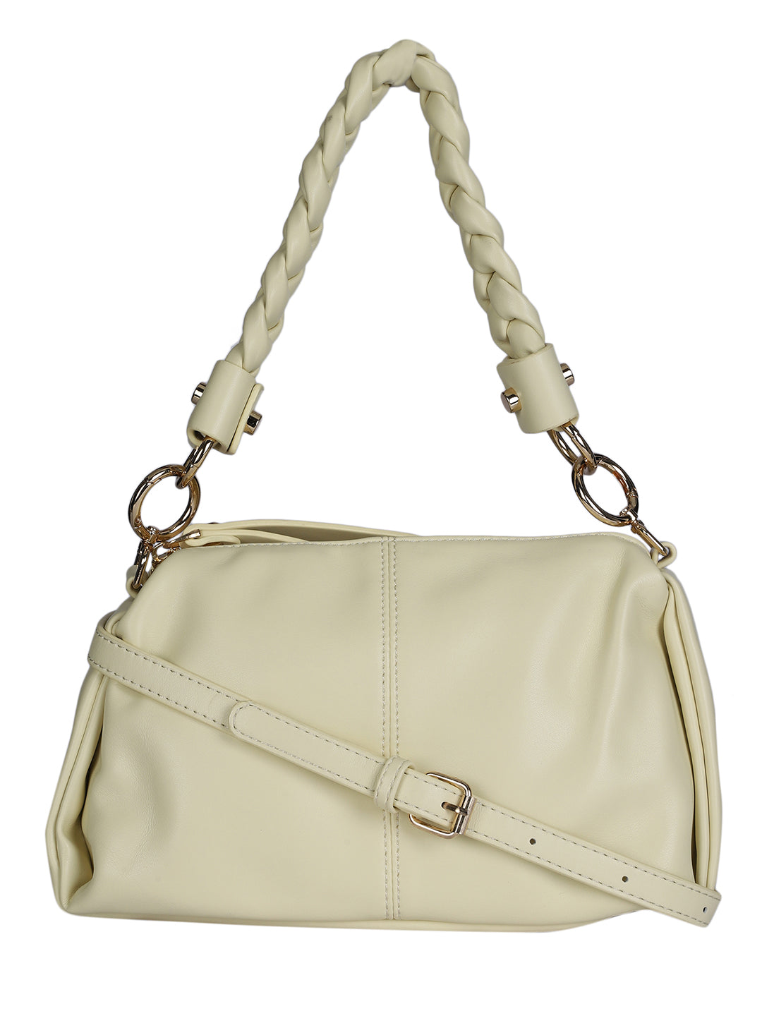 Women's Yellow Handheld Bag