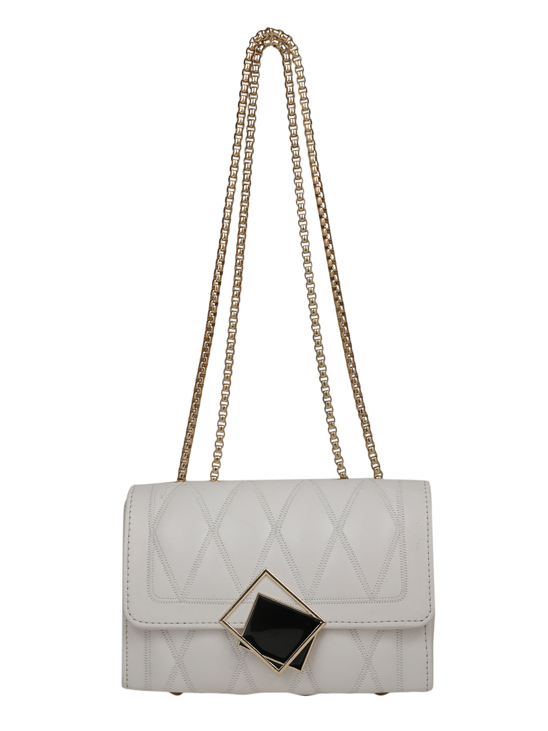 Carol sling bags MINI WESST White Casual Solid Sling Bag(MWHB186WT)