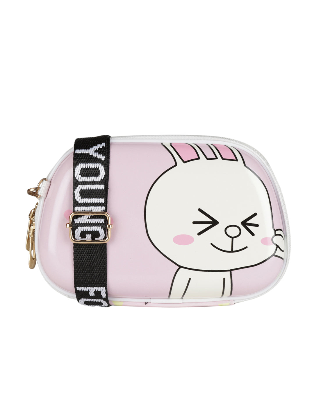 Pink Casual Solid Sling Bag