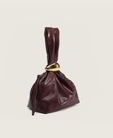 Maroon Judith Handheld Clutch