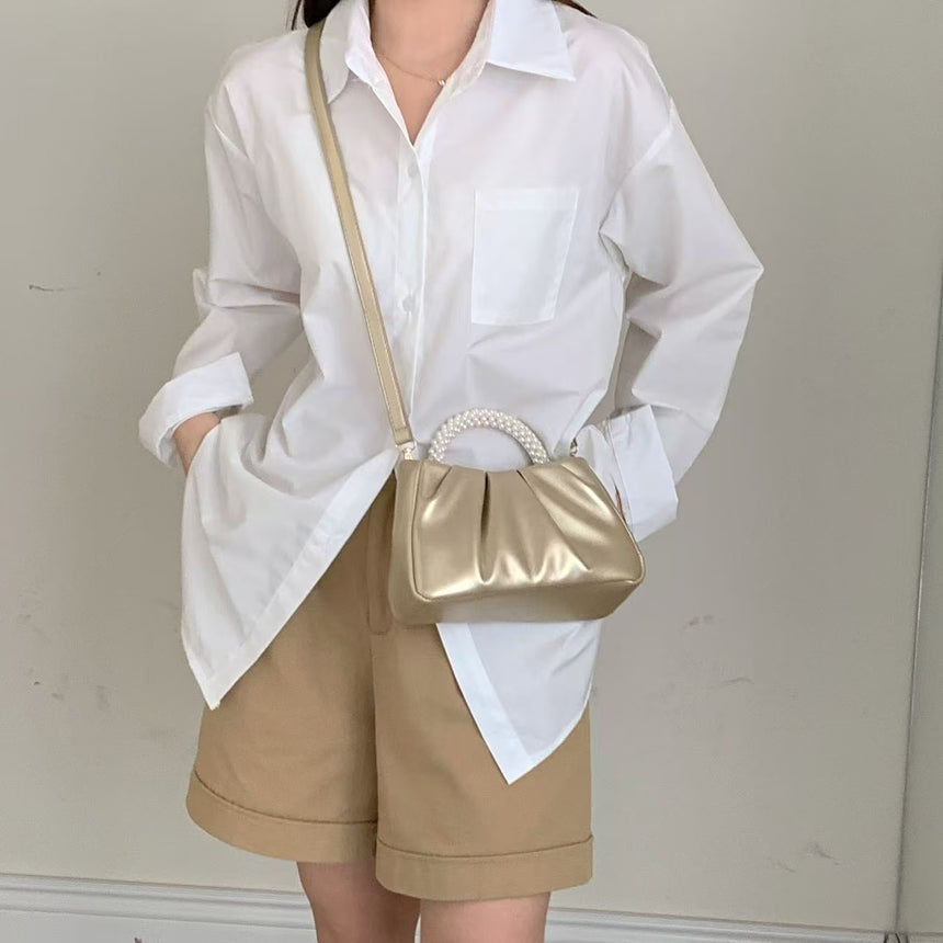 ESTHER PEARL HANDHELD  CLUTCH