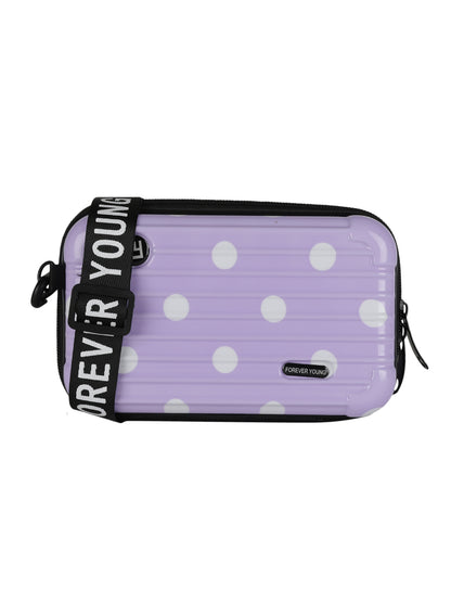 MINI WESST Purple Casual Solid Sling Bag(MWHB197PR)