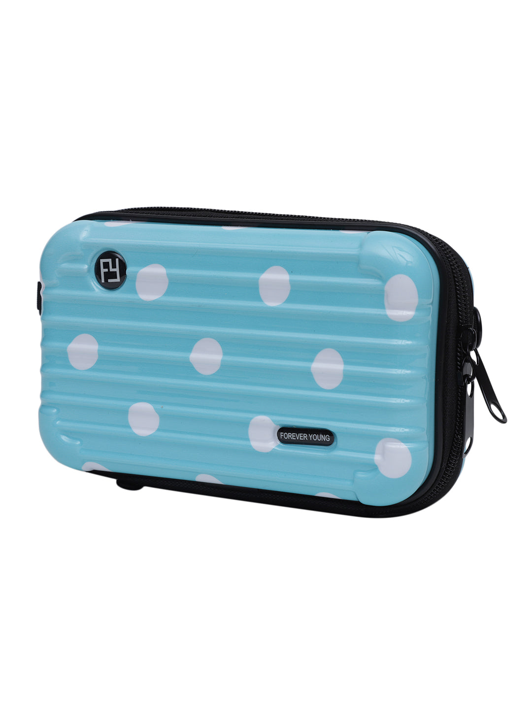 MINI WESST Blue Casual Solid Sling Bag(MWHB198PR)