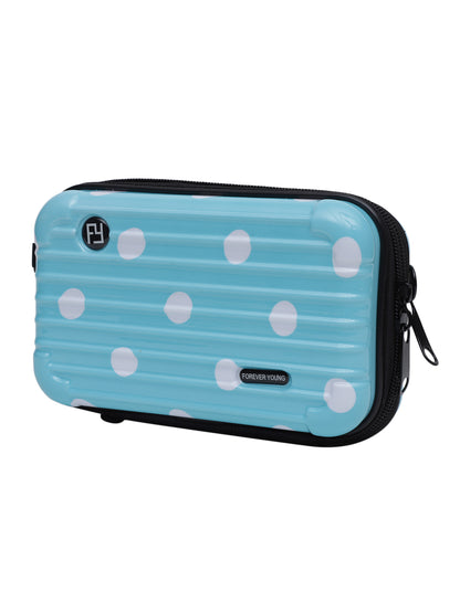 MINI WESST Blue Casual Solid Sling Bag(MWHB198PR)