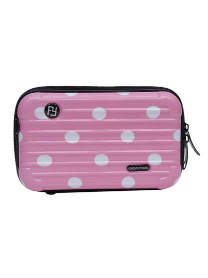 MINI WESST Pink Casual Solid Sling Bag(MWHB200PR)