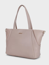 Charles Beige Classic Tote Bag