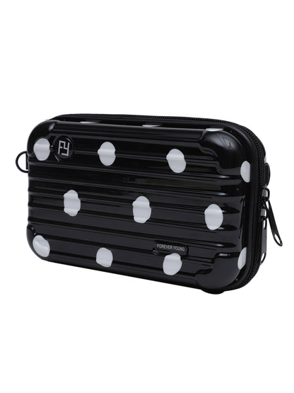 MINI WESST Black Casual Solid Sling Bag(MWHB201PR)