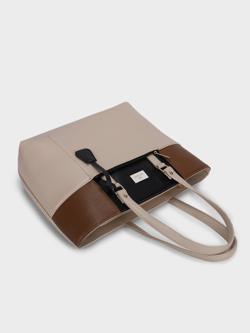 Beige Geller Classic Tote Bag