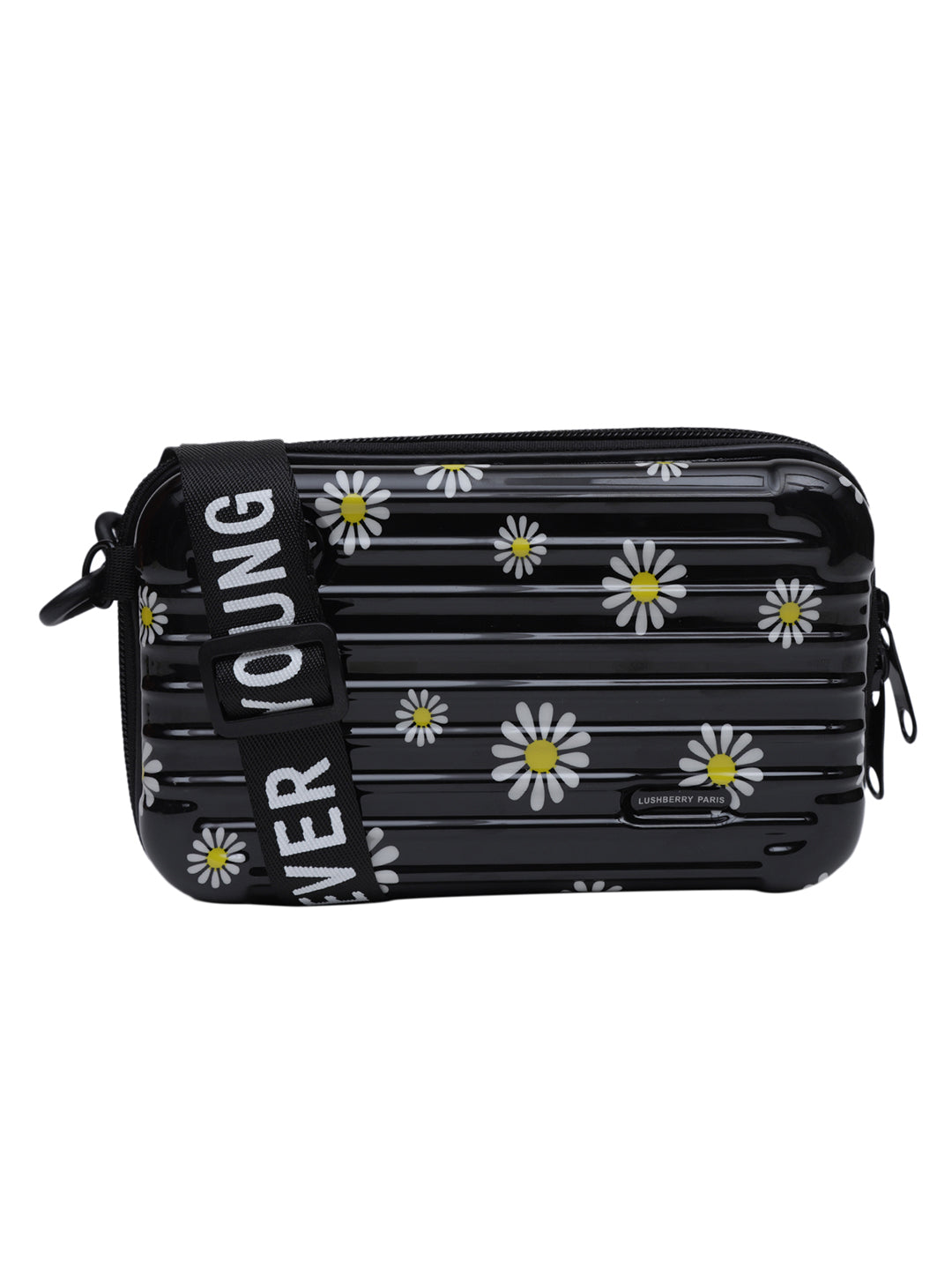 MINI WESST Black Casual Solid Sling Bag(MWHB205PR)
