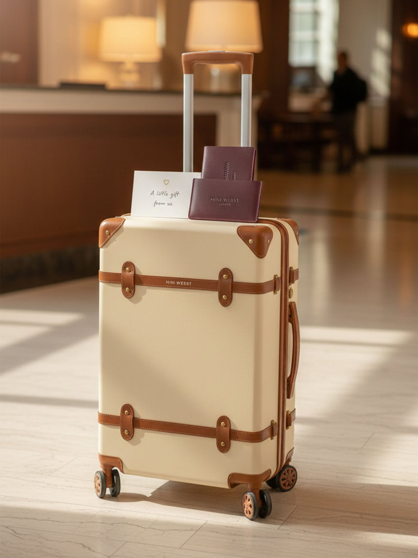 Emily In Paris Cabin Beige Small Luggage