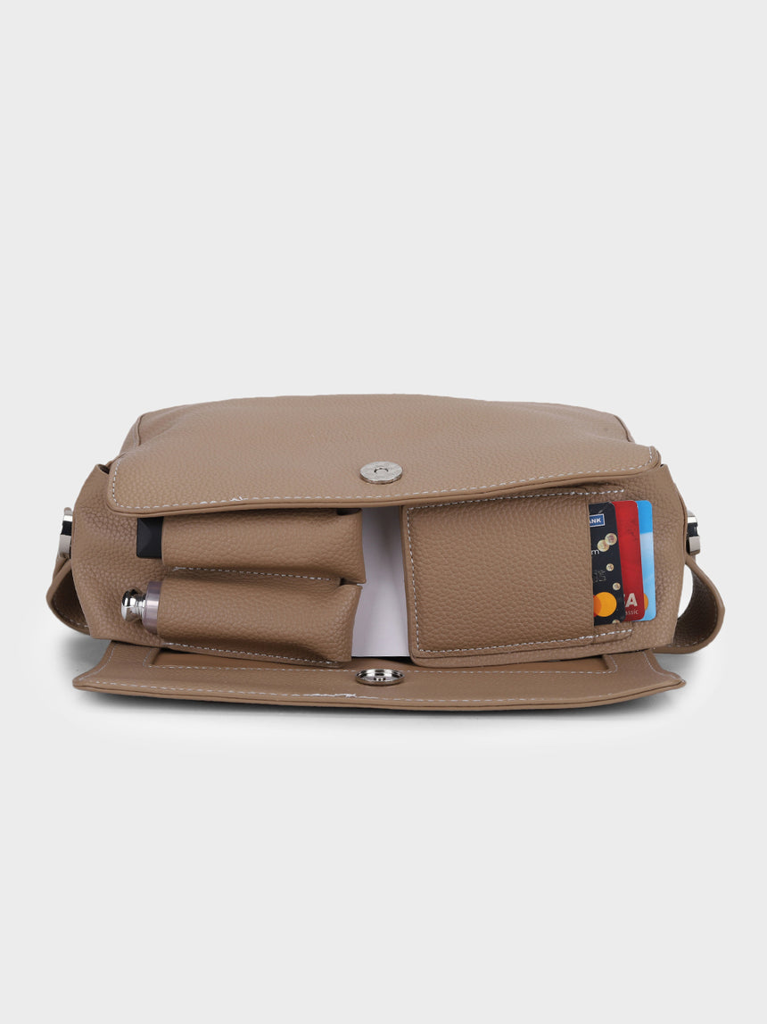 Leia Beige Sling Bag
