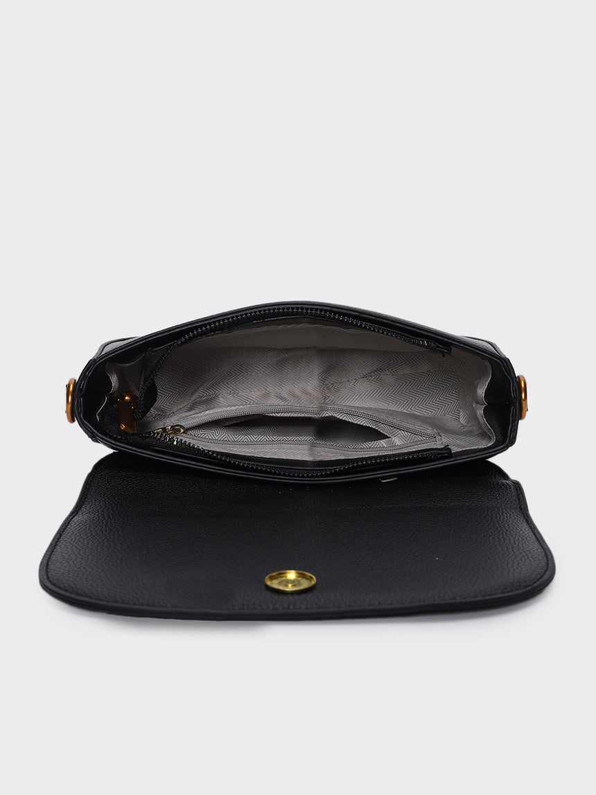 Bruges Black Crossbody Slingbag