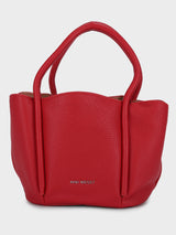 Barbara Red Bucket Handbag