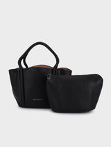 Barbara Black Bucket Handbag