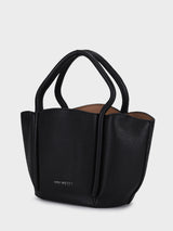 Barbara Black Bucket Handbag